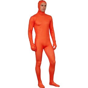 Oakamy Open Face Bodysuit Costume Adult Cosplay Stretchy Jumpsuit Zipper Outfit for Men Women Halloween Body Suit in Saudi Arabia