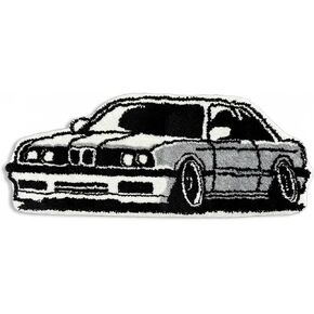 Car Rug - Handmade & Premium- 28in (70cm) - Hypebeast Decor - Hypebeast Room - Living Room, Bedroom, Children Bedroom, Door mat - Aesthetic Room Decor Rugs (Car02) in Saudi Arabia