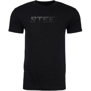 Steel Black on Black Performance T-Shirt in Saudi Arabia