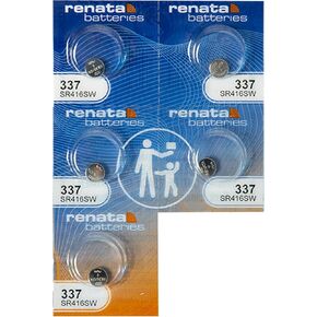 Renata Batteries 337(SR416SW) Button Cell Watch Battery (5 Pack) in Saudi Arabia