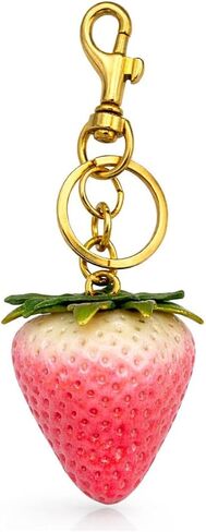 choice of all Strawberry Bag Charm Strawberry Keychain for Women Cute Fruit Purse Charm Handbag Backpack Accessories Gift in Kuwait