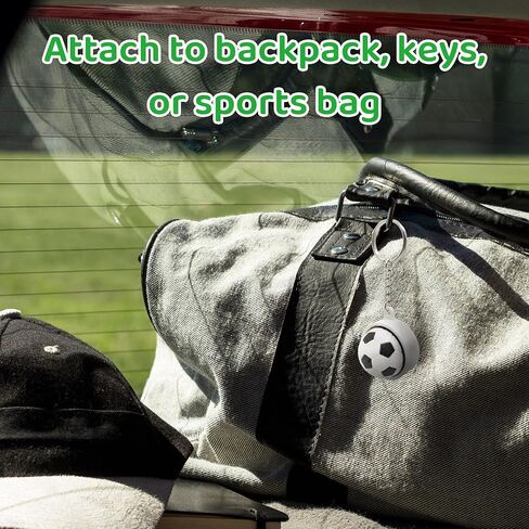 Soccer Clicker Fidget Keychain - Mini Stress Relief Fidget Toy with Crisp Click Sound, Portable Silicone Fidget Keychain for Adults, Ideal for Sports Fans, Students, Office Workers. in Saudi Arabia