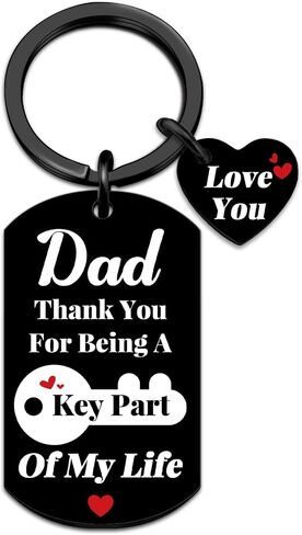 Fathers Day Gift for Dad Best Dad Ever Gifts Fathers Day Gift from Daughter Son Sentimental Keychain Birthday Gift Ideas for Father in Saudi Arabia
