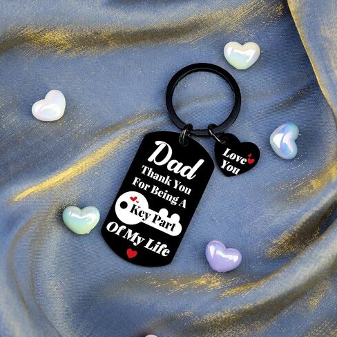Fathers Day Gift for Dad Best Dad Ever Gifts Fathers Day Gift from Daughter Son Sentimental Keychain Birthday Gift Ideas for Father in Saudi Arabia