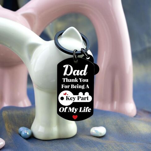 Fathers Day Gift for Dad Best Dad Ever Gifts Fathers Day Gift from Daughter Son Sentimental Keychain Birthday Gift Ideas for Father in Saudi Arabia