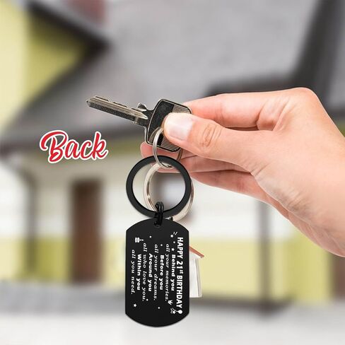 21st Birthday Gifts for Him Her, Vintage 2004 Cheers to 21 Years Keychain, Turning 21 Birthday Party Decoration in Kuwait