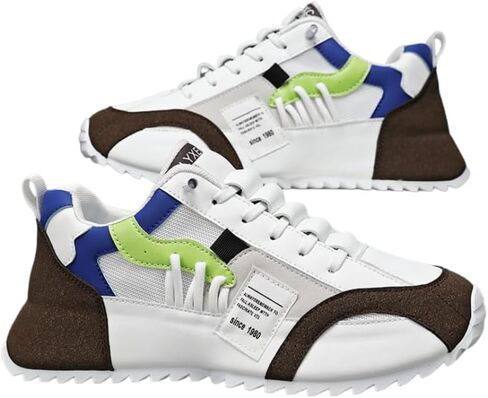 Men's Large-Sized Sports Shoes, Breathable Thick-Soled Casual Shoes, for Fashionable Combinations, Suitable for Outdoor Activities and Casual wear at Parties. in Saudi Arabia
