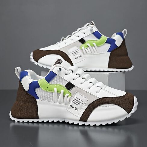 Men's Large-Sized Sports Shoes, Breathable Thick-Soled Casual Shoes, for Fashionable Combinations, Suitable for Outdoor Activities and Casual wear at Parties. in Saudi Arabia
