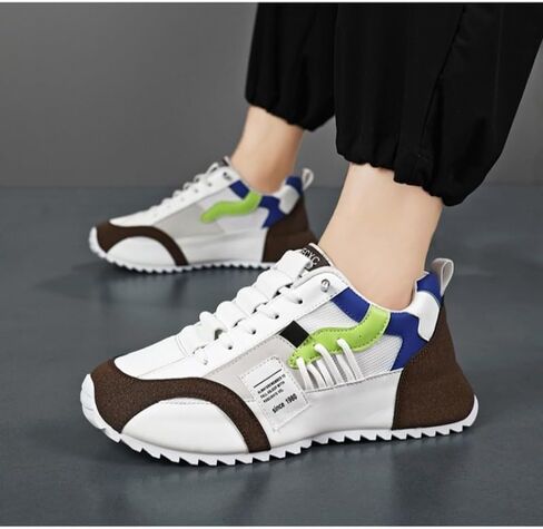 Men's Large-Sized Sports Shoes, Breathable Thick-Soled Casual Shoes, for Fashionable Combinations, Suitable for Outdoor Activities and Casual wear at Parties. in Saudi Arabia