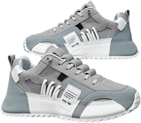 Men's Large-Sized Sports Shoes, Breathable Thick-Soled Casual Shoes, for Fashionable Combinations, Suitable for Outdoor Activities and Casual wear at Parties. in Saudi Arabia