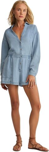Z SUPPLY Women's Sully Twill Romper in Kuwait