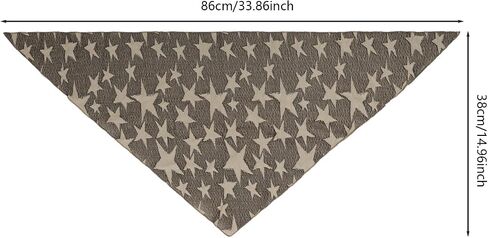 MioCloth خمر مثلث الحجاب للنساء الفتيات، نجمة Y2K باندانا وشاح فاسق حزب مهرجان الهذيان يلتف الشعر in Kuwait