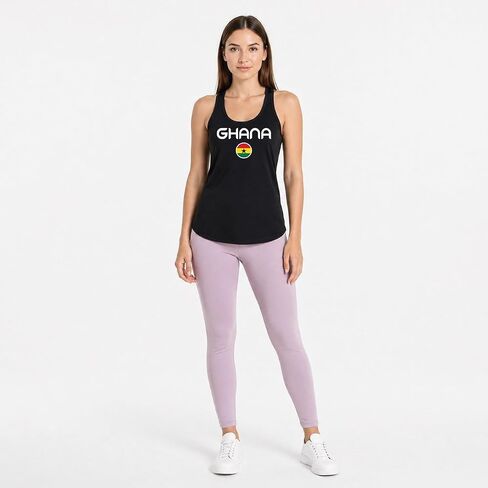 تيشيرت للسيدات بأكمام قصيرة بتصميم مشجع لكرة القدم من Tees & Tails وقميص بدون أكمام بظهر Racerback | in Kuwait