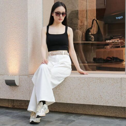 Fashion Waist Belt for Women, Elegant Ladies Belts with Gold Buckle, Casual Waist Belts for Jeans Pants Dress in Saudi Arabia