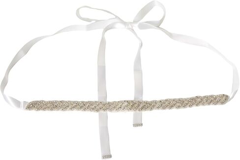 Sparkly Adjustable Rhinestone Belt for Women Bridal Wedding and Formal Occasion in Saudi Arabia