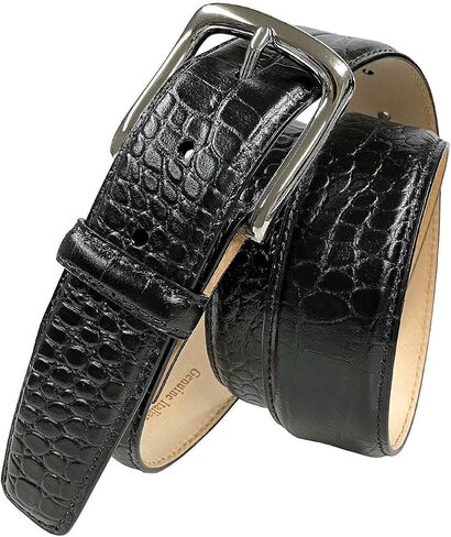 Belts.com Valley View حزام كاجوال كلاسيكي من جلد البقر الأصلي المحبب بالكامل حزام أو حزام بعرض 1-1/2 بوصة (38 مم) in Kuwait