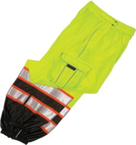 ML Kishigo - 3118 L-XL 3118 Polyester Brilliant Series Mesh Pant, Fits Large and Extra Large, Lime in Saudi Arabia