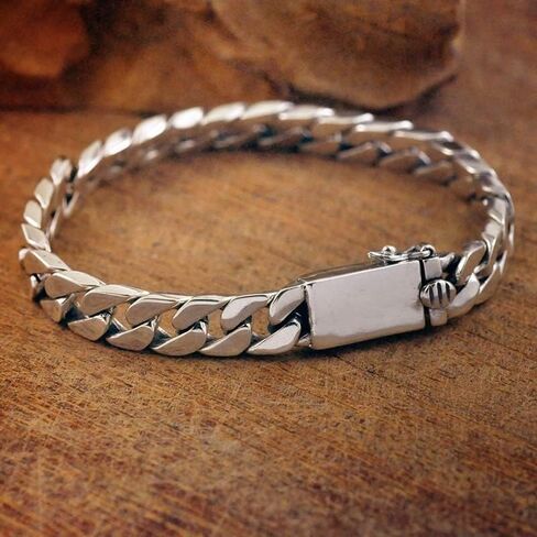 Fashionable Cuban Chain Bracelet Men's Personality Cool Hip-Hop Rock Trend Charm Jewelry in Kuwait