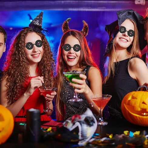 Button Eyes Glasses Halloween Costume Stuff Accessories Horror Movie Inspired Button Glasses for Halloween Dress Up, Cosplay, and Fancy Dress Parties in Kuwait