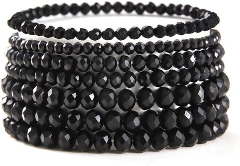 Bohemian Beaded Bracelet Set for Women, Stretchy Stackable Beaded Bracelets, Seed Bead Anklet & Wrist Bracelet, Handmade Jewelry for Summer Festival Beach Party in Saudi Arabia