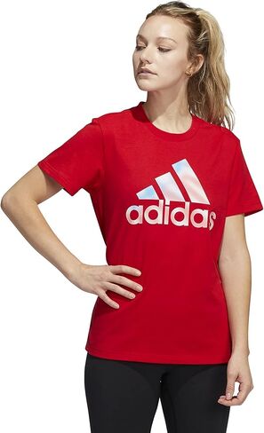 أديداس Americana Badge of Sport Tee Scarlet XL in Kuwait