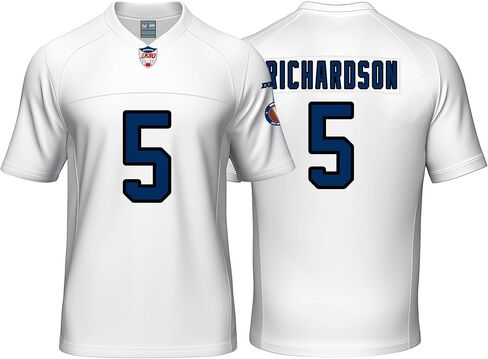 Custom Mens/Women/Youth Football Stitched T-Shirt for Sports Fan Blue No Brand/Logos in Kuwait