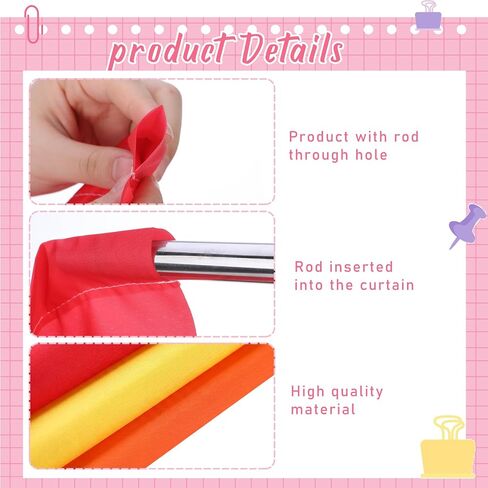 Breling 6 Pcs Rainbow School Classroom Curtains with Motivational Positive Words Colorful Back to Classroom Curtains Drapes Rainbow Decor for Kindergarten Primary School Playroom, 36 x 24 Inch in Kuwait