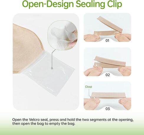 Carbou 20 PCS Colostomy Bags,Ostomy Supplies,One Piece Drainable Ostomy Bag with Clamp Closure for Ileostomy Stoma Care, Ileostomy Supplies,Cut-to-Fit up to 2-1/2" (64 mm) Include 8 Clamps in Saudi Arabia