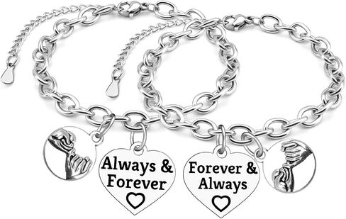 Mother in Law Gifts Wedding Shower Keepsake Engagement Appreciation Mothers Day Birthday Gift from Groom Silver Chain Bracelet Christmas in Saudi Arabia