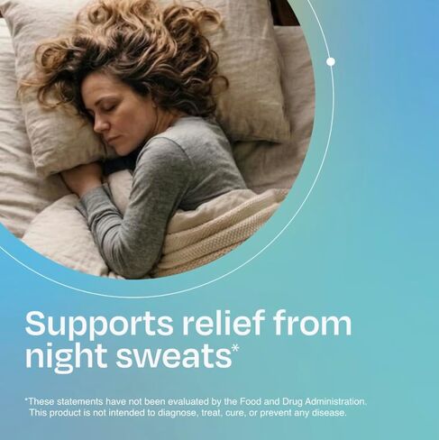 Amberen Keep Cool Menopause Supplement for Women, Feminine Care, with Pycnogenol® to Help Relieve Hot Flashes, Night Sweats and Support Positive Mood, Soy & Hormone Free, 60 Gummies, 30 Day Supply in Saudi Arabia