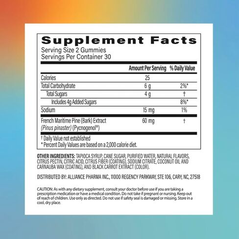 Amberen Keep Cool Menopause Supplement for Women, Feminine Care, with Pycnogenol® to Help Relieve Hot Flashes, Night Sweats and Support Positive Mood, Soy & Hormone Free, 60 Gummies, 30 Day Supply in Saudi Arabia