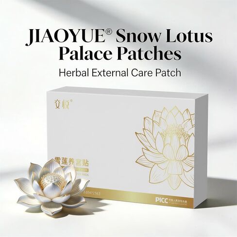 External Herbal Patch for Women, Snow Lotus Private Care Pad, Natural Adhesive Support for Vagin Wellness, Disposable Non-Woven Patch for Intimate Self-Care in Saudi Arabia