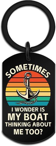 Cool Gifts For Boat Owners Boat Sailing Gifts For Men Funny Nautical Keychain Best Boating Accessories For Men Boats Lovers Birthday Christmas Gift For Boaters Captain Fisherman in Saudi Arabia