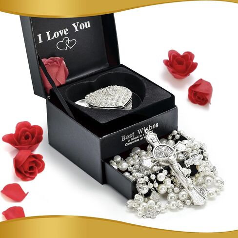 Arras Para Boda Catolica and Lazo Para Boda Catolica, Wedding Arras Coins and Lasso for Ceremony Catholic Gift, Wedding Set, Silver. in Saudi Arabia