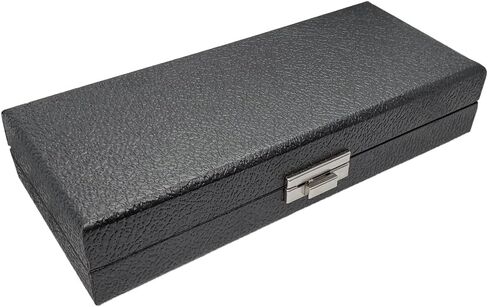 Black Leatherette Wide Slot Jewelry Ring Tray Travel Case - Holds 12 Rings in Saudi Arabia