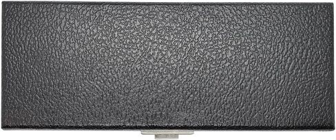 Black Leatherette Wide Slot Jewelry Ring Tray Travel Case - Holds 12 Rings in Saudi Arabia