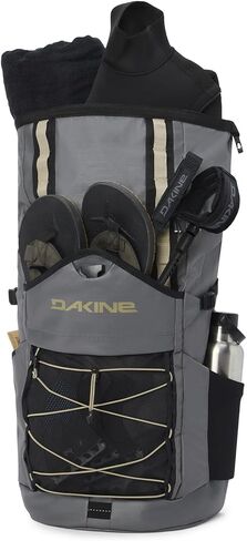 DAKINE MISSION SURF DLX WET/DRY ROLLTOP BACKPACK 35L - STONE/CASTLEROCK in Kuwait