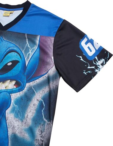 Disney Lilo and Stitch Unisex Jersey - Lightweight Short Sleeve Graphic Jersey Shirts for Women and Men in Kuwait