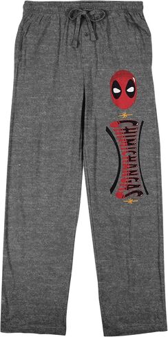 Bioworld Deadpool Chimichangas Men's Heather Gray Sleep Pants in Kuwait