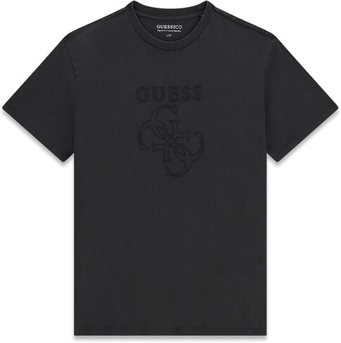 تيشيرت Guess Eco للرجال بأكمام قصيرة وشعار Quattro G in Kuwait
