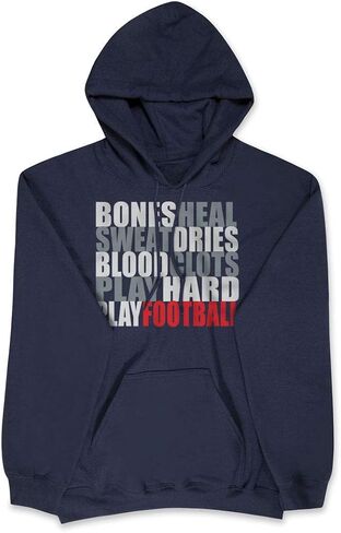 ChalkTalkSPORTS Football Standard Sweatshirt | Bones Saying | Youth and Adult Sizes in Kuwait