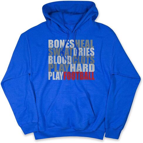 ChalkTalkSPORTS Football Standard Sweatshirt | Bones Saying | Youth and Adult Sizes in Kuwait