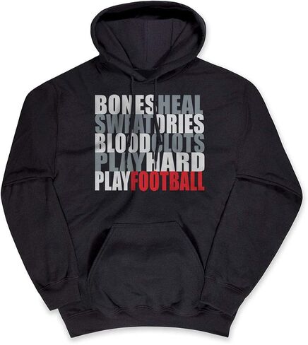 ChalkTalkSPORTS Football Standard Sweatshirt | Bones Saying | Youth and Adult Sizes in Kuwait