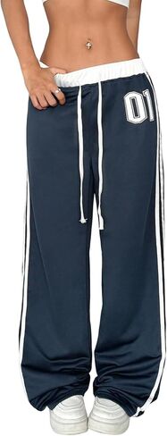 Mrskoala Women Wide Leg Pants Casual Flowy Palazzo Sweatpants Travel Beach Vacation Outfits in Saudi Arabia