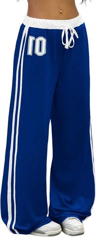 Mrskoala Women Wide Leg Pants Casual Flowy Palazzo Sweatpants Travel Beach Vacation Outfits in Saudi Arabia