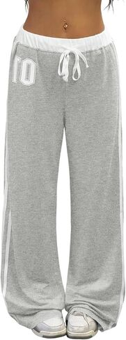 Mrskoala Women Wide Leg Pants Casual Flowy Palazzo Sweatpants Travel Beach Vacation Outfits in Saudi Arabia