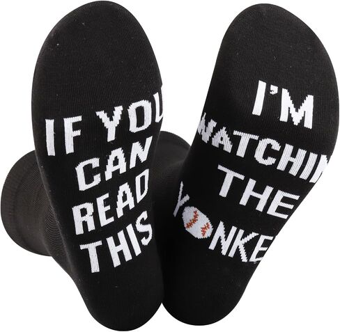 TSOTMO Baseball Team Merch Socks Baseball Gift Baseball Sports Novelty Socks Gift For Men Baseball Gift in Kuwait