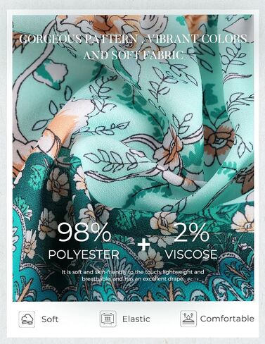 Kate Kasin Women's Boho Mini Skort with Pockets, Summer Floral Skirts with Shorts, Beach Vacation Concert Outfits 2026 Trendy in Kuwait