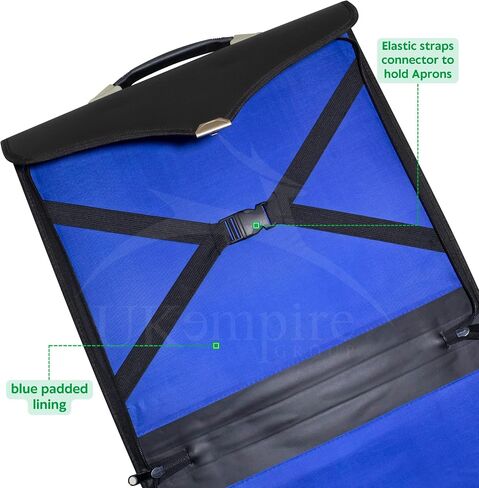 Masonic Master Mason Apron Case (Hand Embroidered) MM WM Size, Synthetic Leather | Freemason Regalia Bag in Saudi Arabia