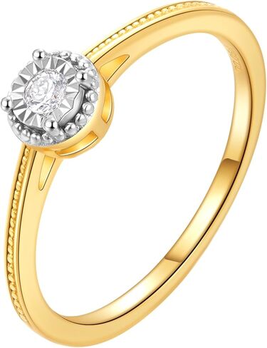 925 Sterling Silver Lab Grown Diamond Engagement Ring for Women,Classic Solitaire Promise Wedding Band in Saudi Arabia